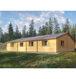 Casa de madera residencial Elva 118 m², 44 mm