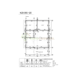 Casa de madera VEGA de 70 m² con gran terraza