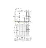 Casa de madera residencial Solia 66 m², 44 mm