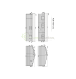 Casa de madera residencial Solia 66 m², 44 mm
