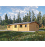 Elara Residential Wooden House 77 m², 44 mm