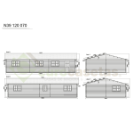 Elara Residential Wooden House 77 m², 44 mm