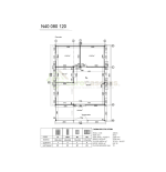 Maison en bois résidentielle Alira 70 m², 44 mm