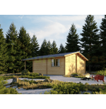 Casa de madera Freya 32 m², 44 mm