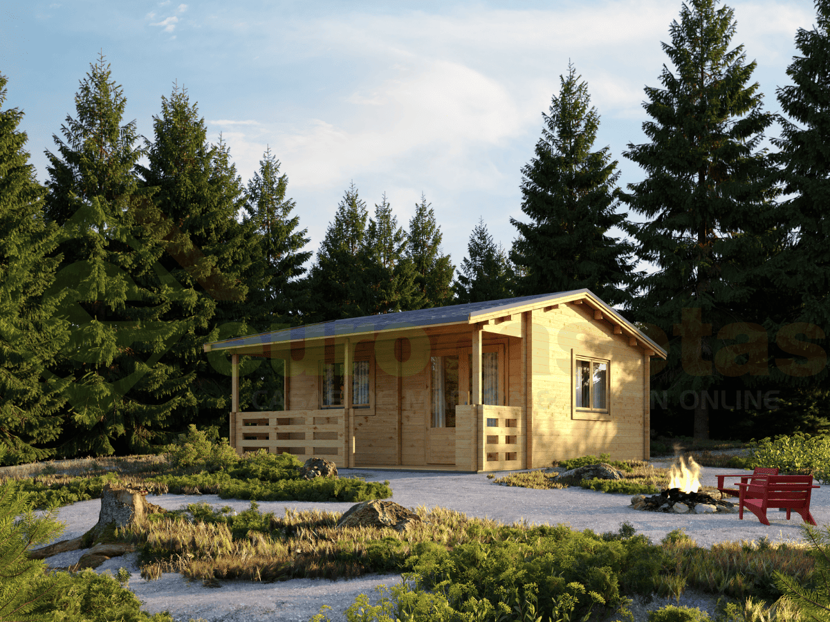 Moosy Wooden House 24 m², 44 mm Moosy Wooden House 24 m², 44 mm
