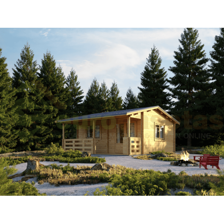 Moosy Wooden House 24 m², 44 mm