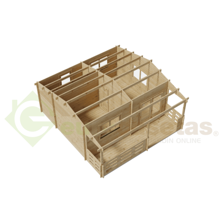 Moosy Wooden House 24 m², 44 mm