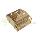 Moosy Wooden House 24 m², 44 mm