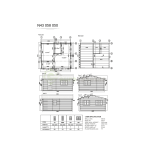 Hazel Wooden House 25 m², 44 mm