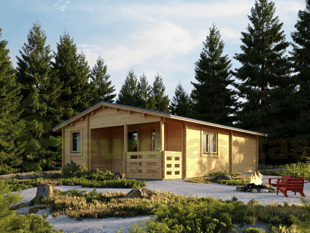 Sora Wooden House 42 m², 44 mm