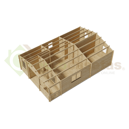 Sora Wooden House 42 m², 44 mm