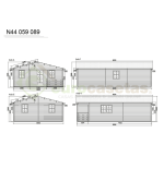 Sora Wooden House 42 m², 44 mm