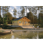 Maison en bois Liora 46 m², 44 mm