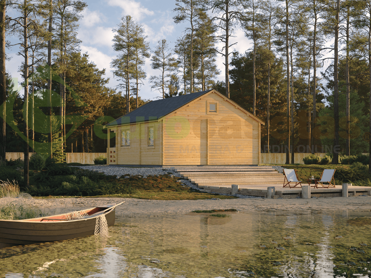 Casa de madera Liora 46 m², 44 mm