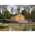 Maison en bois Liora 46 m², 44 mm