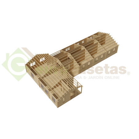 Aurea Wooden House 144 m², 70 mm
