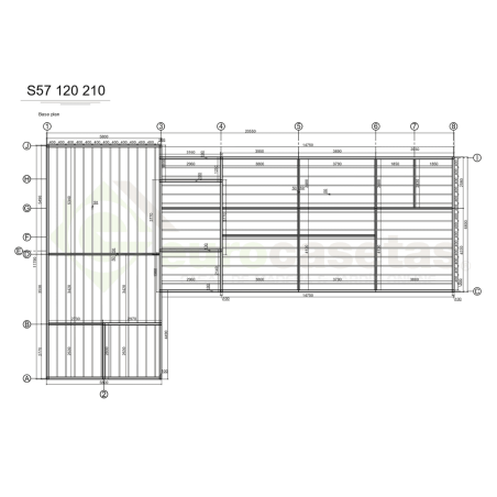 Aurea Wooden House 144 m², 70 mm