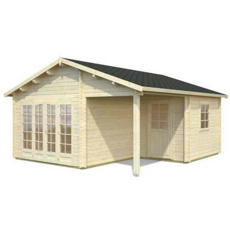 Caseta de madera  " IRENE 21,9 + 5,2 m2"