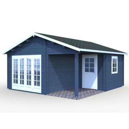 Caseta de madera " IRENE 21,9 + 5,2 m2"