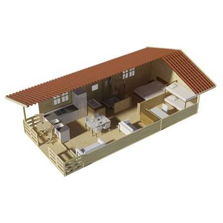 Casas de madeira / lugo- 44mm