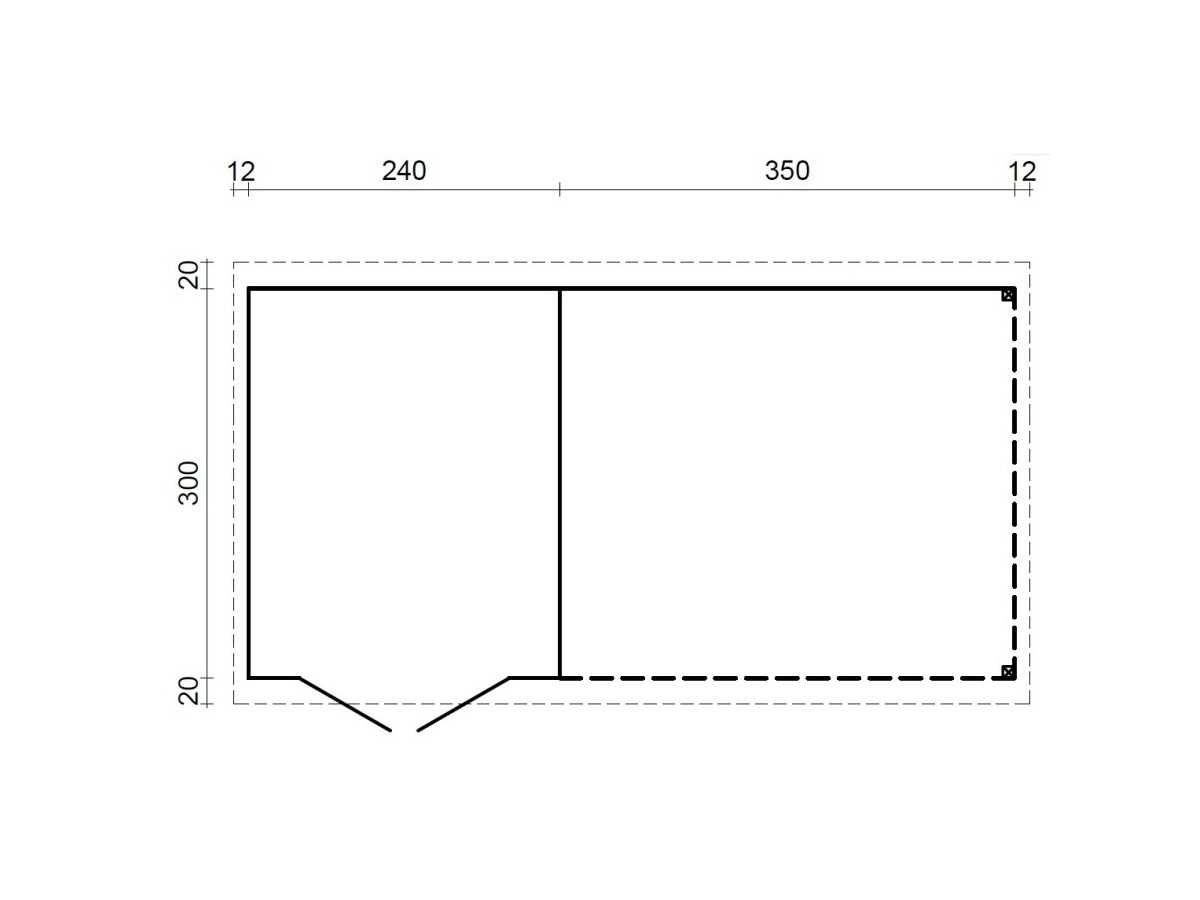 Caseta de jardín  ELLA 6,9 + 10  m2