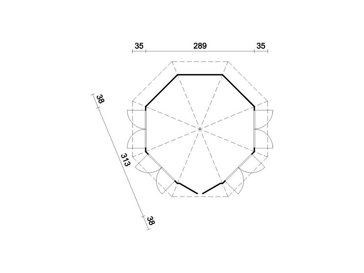 CASETA PABELLON VERONICA 4  6,7 m 2