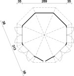 CASETA PABELLON VERONICA 4 6,7 m 2