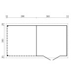CASETA DE JARDIN "ELLA 8,7 +8,2  m2" 