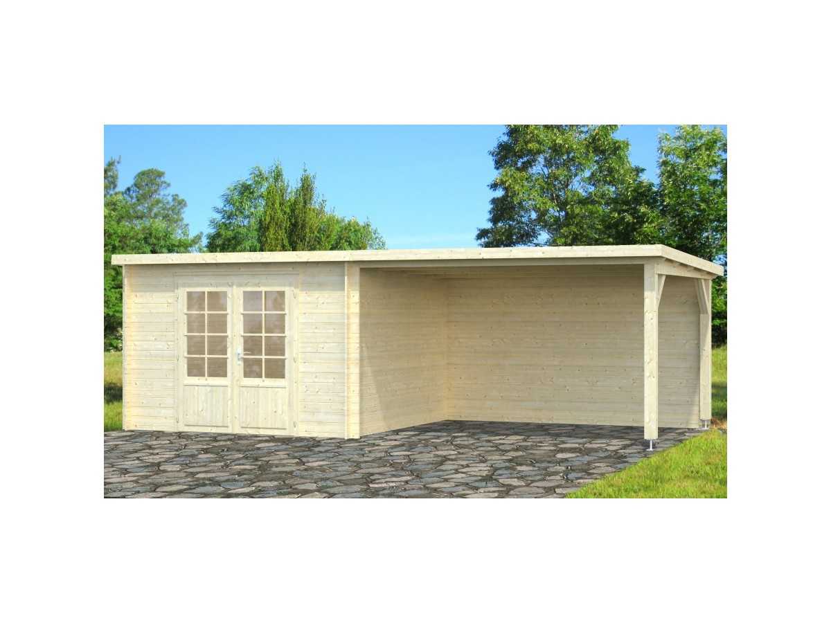 CASETA DE JARDIN "ELLA 8,7 + 10  m2" 