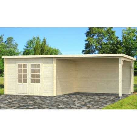 CASETA DE JARDIN "ELLA 8,7 + 10  m2" 
