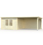 CASETA DE JARDIN "ELLA 8,7 + 10  m2" 