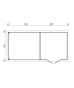 CASETA DE JARDIN "ELLA 8,7 + 10  m2" 