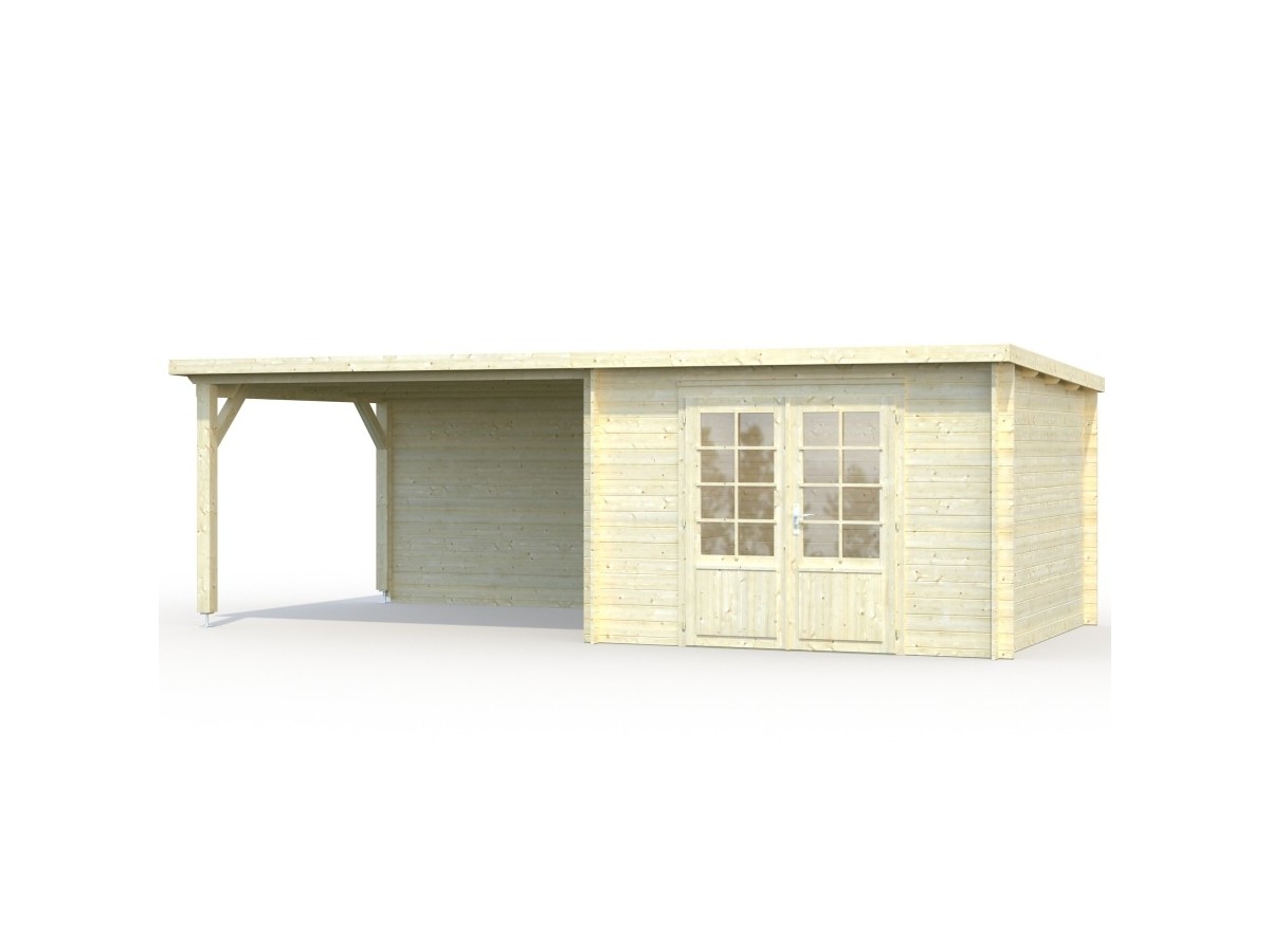 CASETA DE JARDIN "ELLA 8,7 + 10  m2"