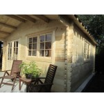 Caseta de jardin ALTEA 5x5 m , 44 mm 