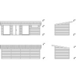Casa de madera "HEIDI 22,8  m2" 