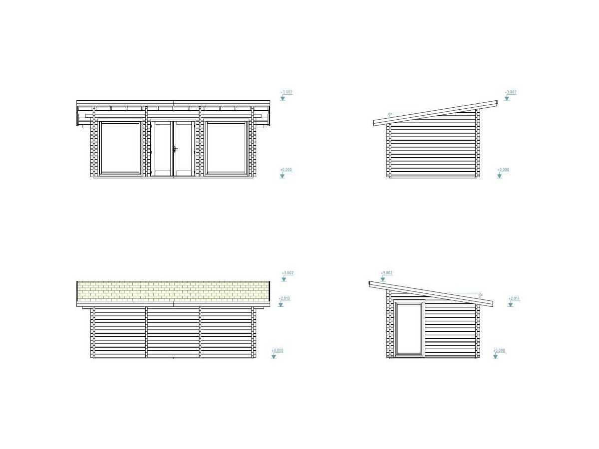 Casa de madera "HEIDI 19,7 m2" 