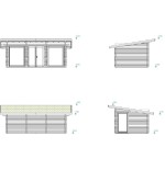 Casa de madera "HEIDI 19,7 m2" 