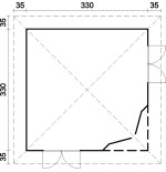 CASETA DE JARDIN PABELLON MELANIE 9,9 m2