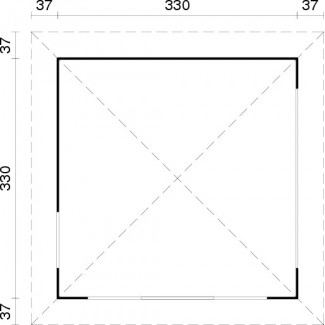 CENADOR DE MADERA JULIE 10,5 m2 