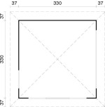 CENADOR DE MADERA JULIE 10,5 m2 