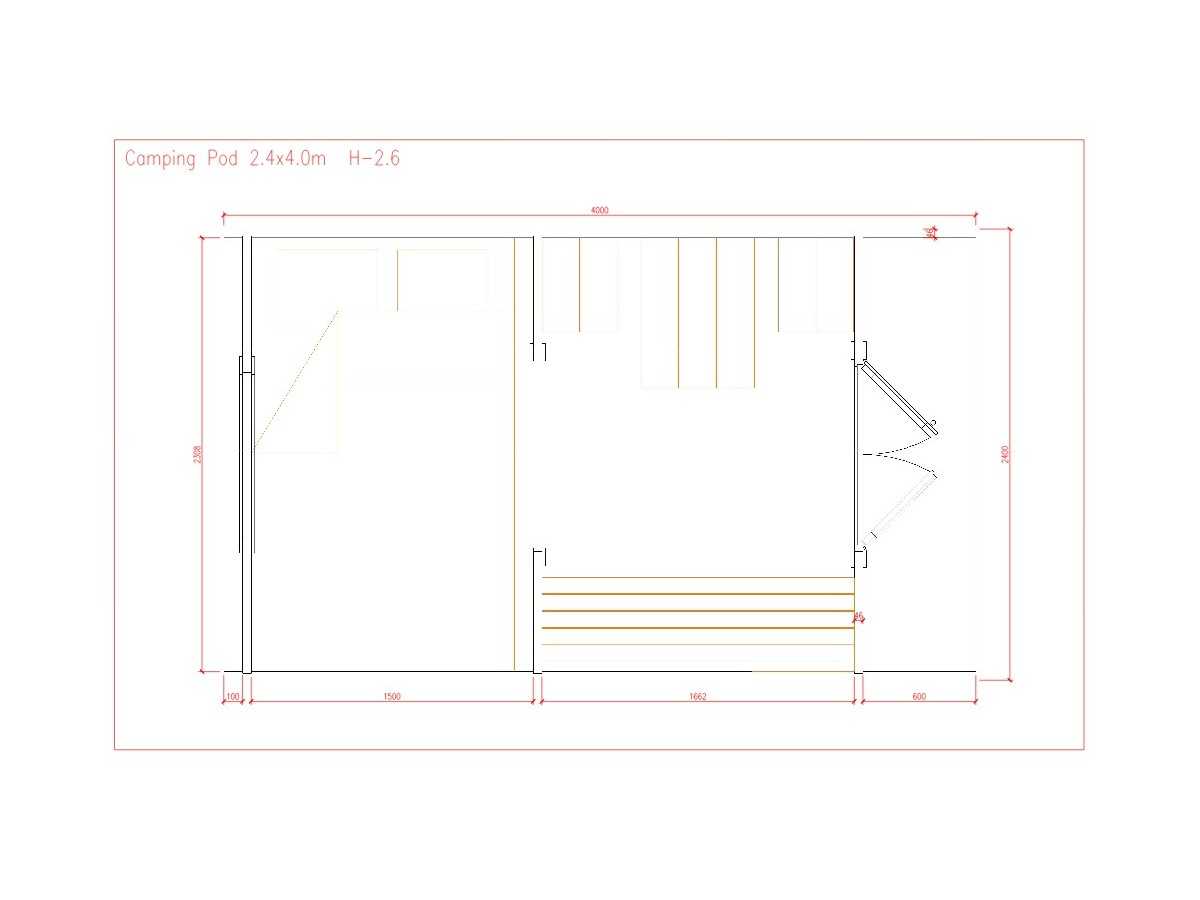 Camping Pod 2.4 x 4.0