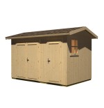 Trastero de madera OLAF 6,6 m2