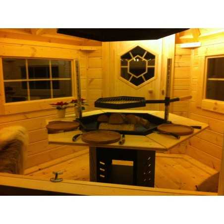 Caseta de madera "Grill Cabin 6.9"