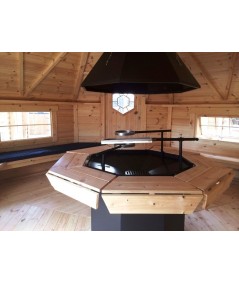 Caseta de madera "Grill Cabin 16.5 "