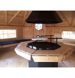 Caseta de madera "Grill Cabin 16.5 "