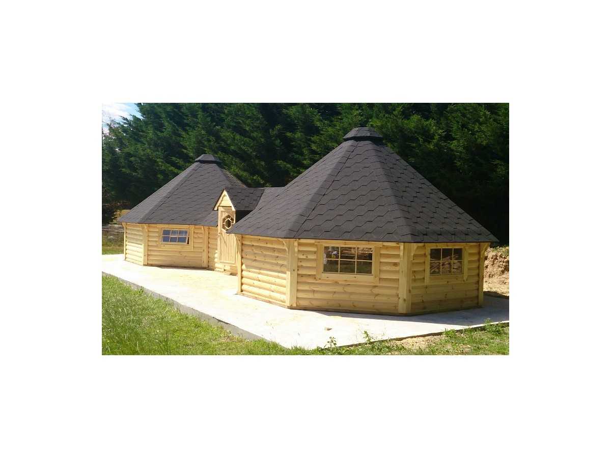 Caseta de madera "Grill Cabin 16.5 TWIN "