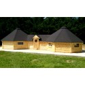 Caseta de madera "Grill Cabin 16.5 TWIN "