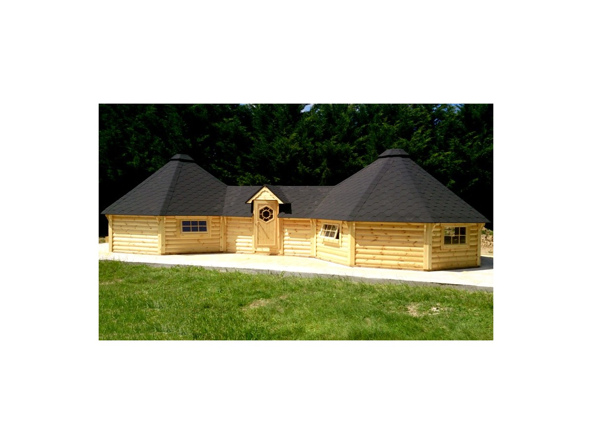 Caseta de madera "Grill Cabin 16.5 TWIN "