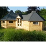 Caseta de madera "Grill Cabin 16.5 PLUS 9.2 "