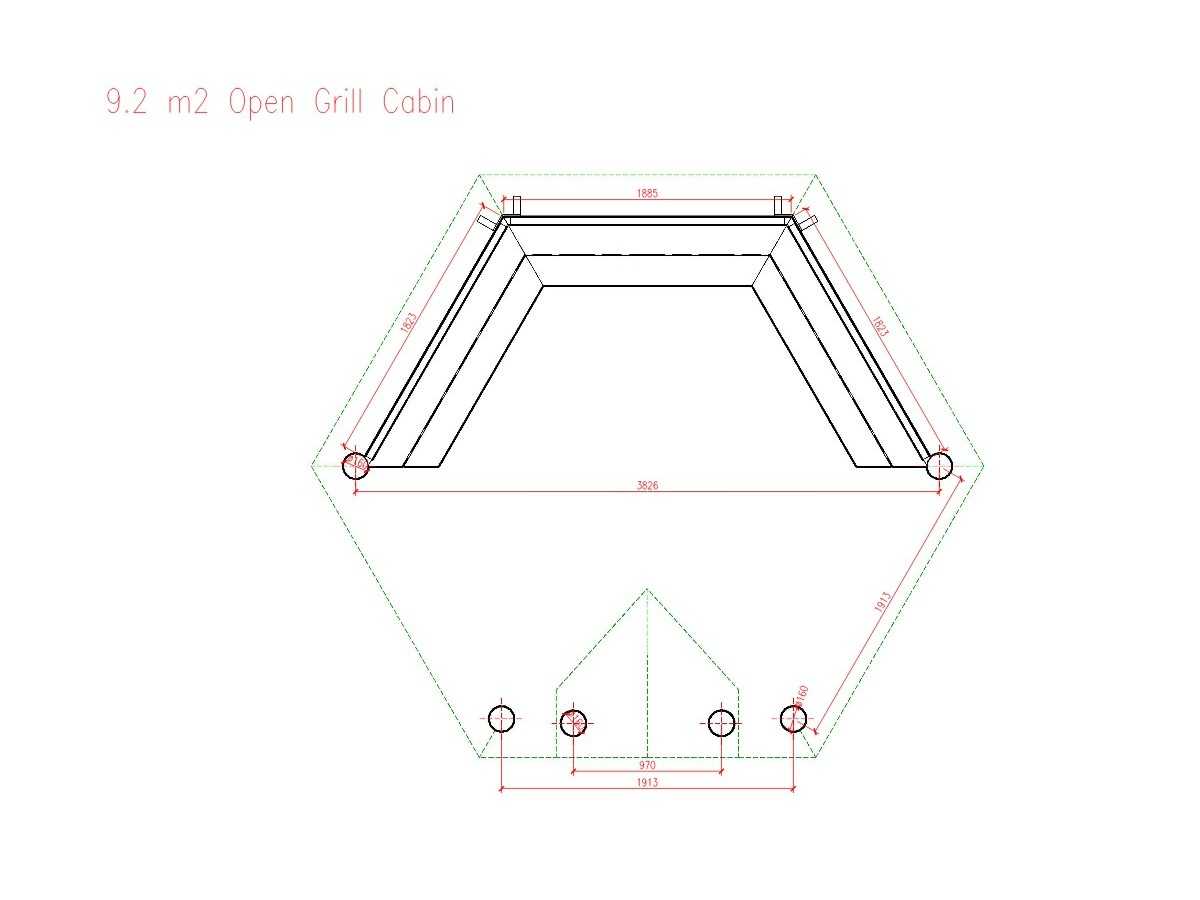 Cenador "Open Grill 9.2" 